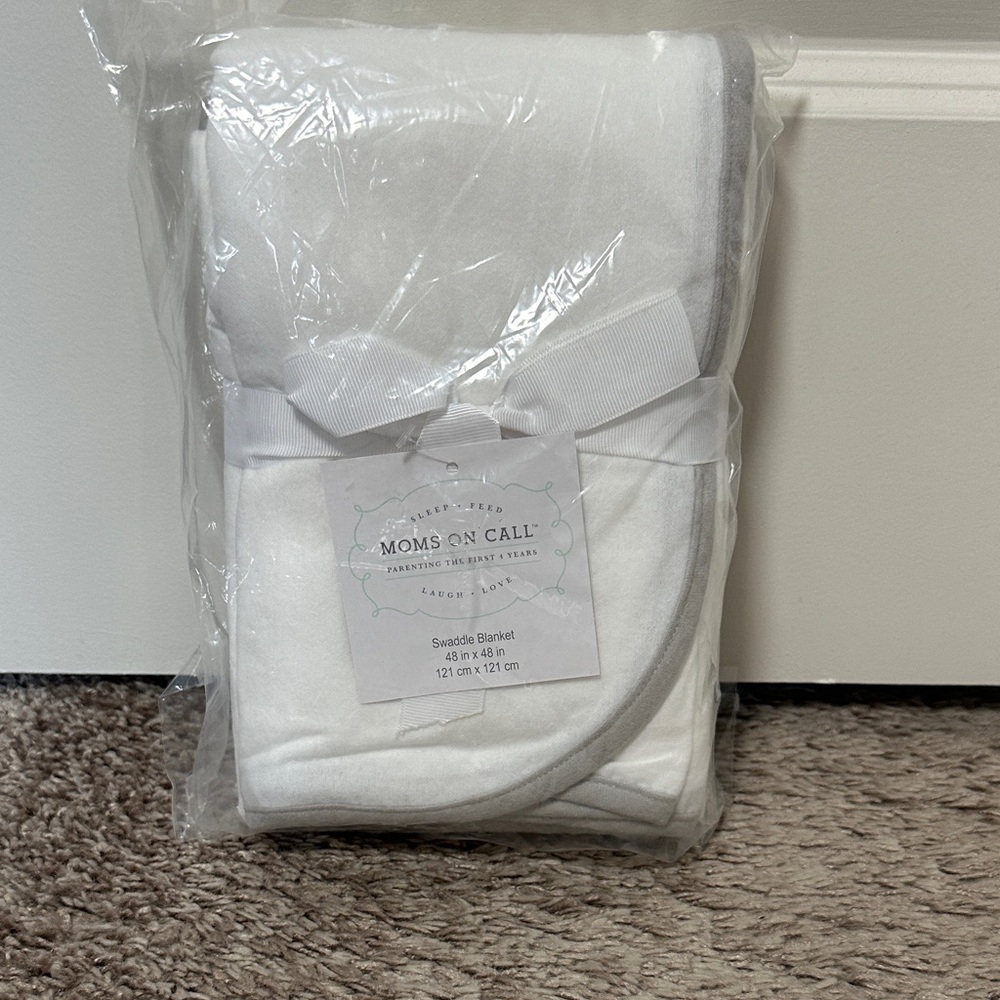 White Swaddle Blanket